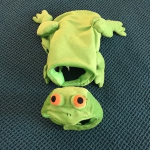 Spooky Night dog costume green frog size small